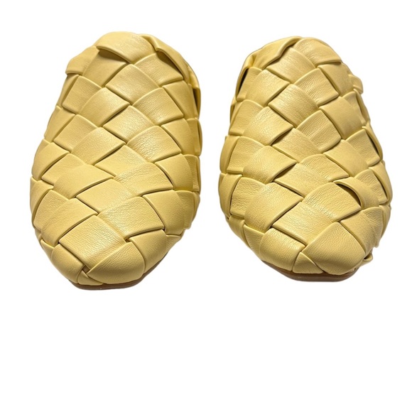 NEW Circus by Sam Edelman Olena Woven Mules size 8.5 Yellow - Picture 7 of 11